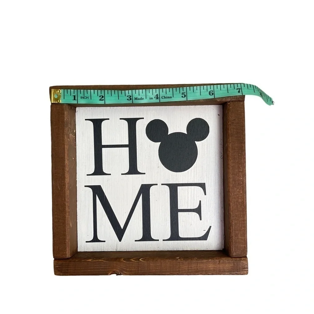 Handmade Home Decor Disney Inspired “Home” sign